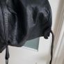 Vintage black genuine SPHINX leather pegged style high waisted pants with side and back pockets  14UK - Fit (12-14UK) Image 8