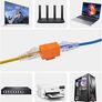 10 inch 0.5U 12 Port Blank Keystone Patch Panel with Cat6 RJ45 Keystone Jack Insert for DeskPi RackMate T0/T1/T2 Network Cabinets/Server Rack Image 7