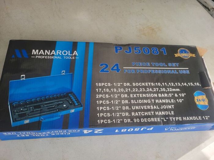 24pcs socket set