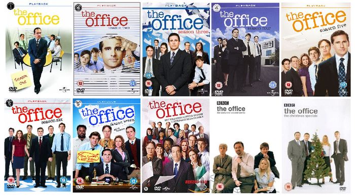 The Office: An American Workplace Season 1 - 8 DVD Collection with FREE UK Office DVDs (Brand New and Factory Sealed)