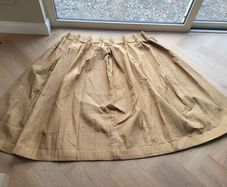 Gold French Pleat curtains