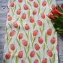 Table Runner "Tulips" - Spring, Easter table runner. Image 4