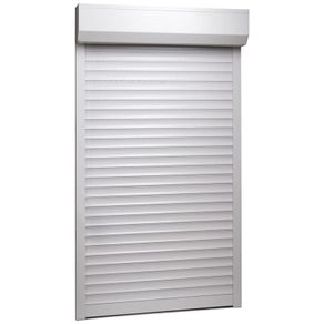 Roller Shutter Aluminium 110x220 cm White