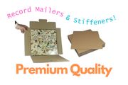 UP to 49% OFF! Professional 12" Inch Vinyl Record Mailers Strong PREMIUM Packaging - Cruciform Style Cardboard With Easy Fold and Click Seal - Multi Record Mailer &amp; Stiffeners