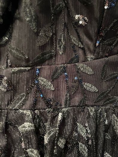 Shein black sparkle dress