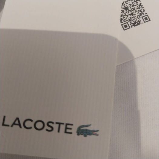 White lacoste t-shirt