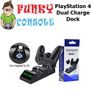 Playstation 4 PS4 Controller Mini Dual USB Charging Dock Charging Station Stand Image 3