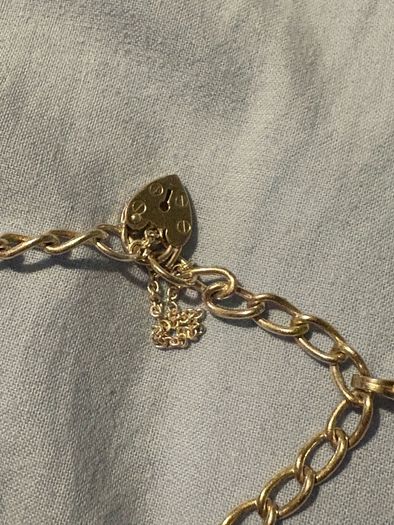 silver charm bracelet