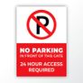 No Parking Sign Prohibitory Signs any size made to order Image 2