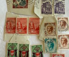 Vintage Monaco stamps 1954 onwards