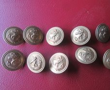 Naval Buttons Military