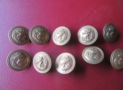Naval Buttons Military