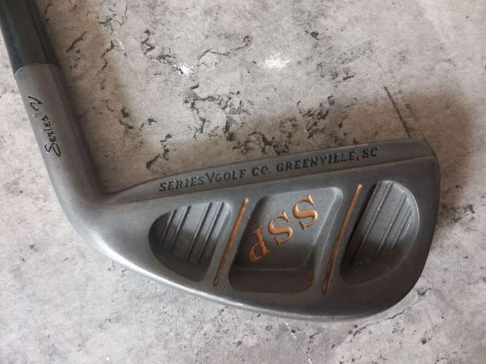 SSP golf iron. And case . Right handed club.