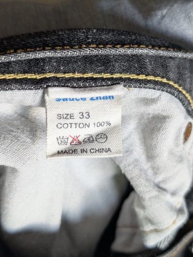 Faded Black Jeans Sauce Zhan W33 L31