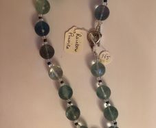 Rainbow fluorite necklace