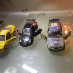 Porsche gt3 rs/ Ford Mustang/ Subaru WRC 3 cars 1/36 Kinsmart