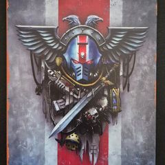 WARHAMMER 40K, vintage style metal sign .