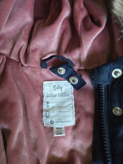 2 year old girl jacket 2-in-1