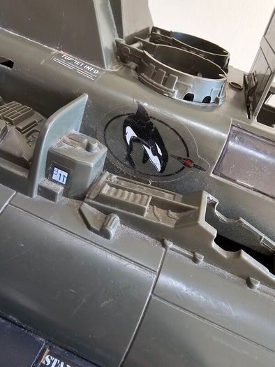 Vintage G.I. Joe Killer W.H.A.L.E. Hovercraft Hasbro 1984