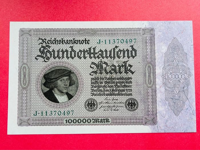 Germany  100,000. Mark  1923. A/unc