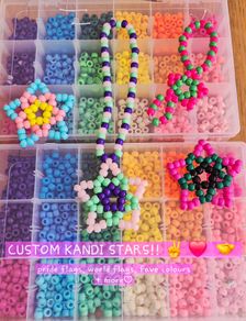 Custom Kandi stars!