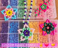 Custom Kandi stars!