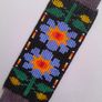 SALE Blue Flowers bracelet, handbeaded Image 6