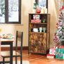 _Bookcase, Book Cabinet, Office Shelf, Kitchen Cabinet with 2 Open Compartments Image 5