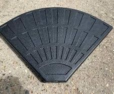 Parasol stand holder weight