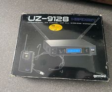 Gemini UZ-9128 Headset Professional 128 Channel Uhf Pll Wireless Microphone Diversity