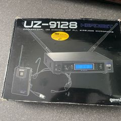 Gemini UZ-9128 Headset Professional 128 Channel Uhf Pll Wireless Microphone Diversity