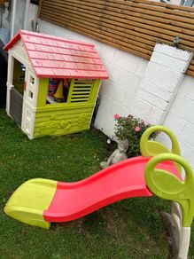 Playhouse and Slide set