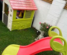 Playhouse and Slide set