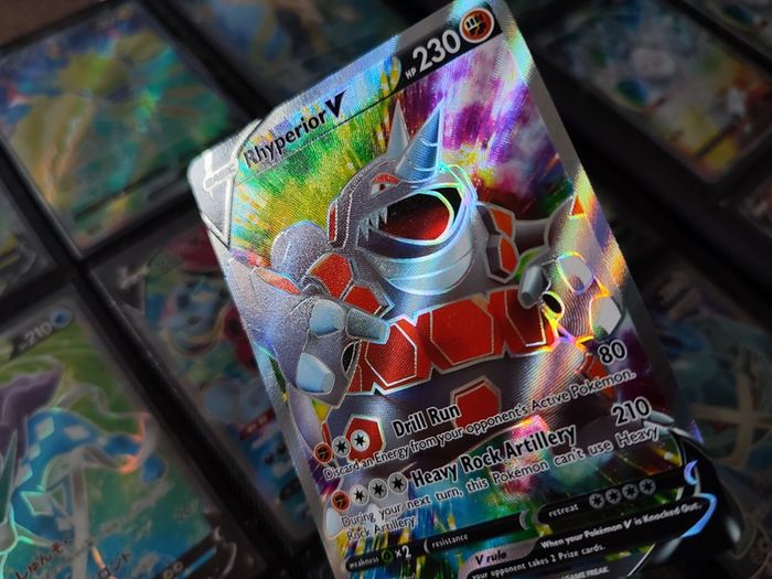 Rhyperior V ! Full Art ! Ultra Rare ! from Darkness Ablaze ! 2020 ! Pokemon Card !