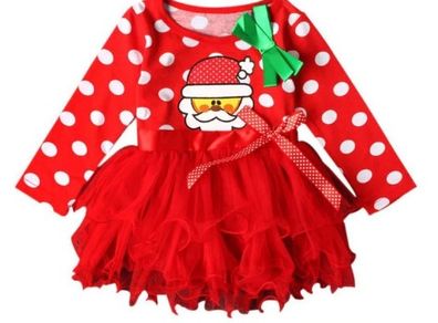 New Girl Christmas Santa Tutu Dress size 4-5yrs