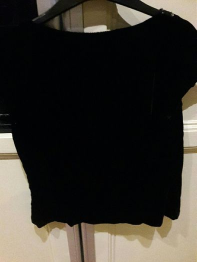 Black evening top Size 12
