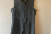 Dunnes grey pinafore (as new) age 8-9