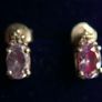 Beautiful Purple Amethyst Sterling Silver 925 Vintage Earrings Image 4