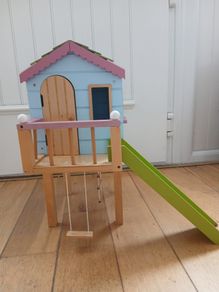 Lottie Doll treehouse and artist doll.