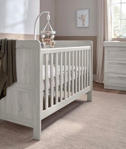 REDUCED FOR QUICK SALE Mamas & Papas Atlas 2 in 1 Convertible Cot bed Toddler Bed with Mattress - REDUCED