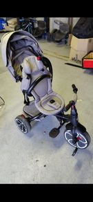 QPlay - Kids' 3-in-1 Tricycle RITO EVO Gray