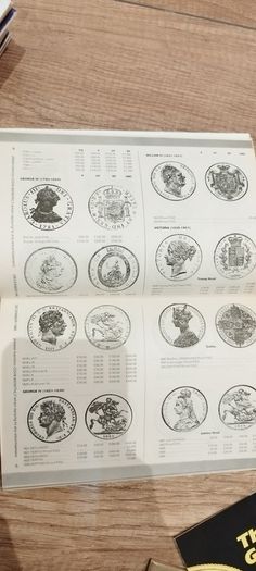 Coin and note book