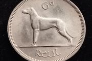 Ireland - 1968 - 6 Pence - Wolfhound - UNC - KM.13a - [762]