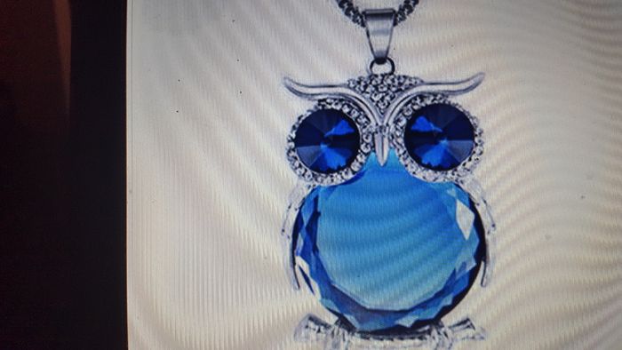 Crystal Owl Pendant