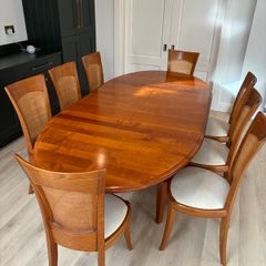 Solid Cherrywood Dining table and chairs