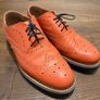Handmade Italian Leather Brogues  Size 44 Artisan Shoes from Cefalu Sicily Image 4