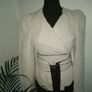 Zara  linen jacket with wide belt size L 10 -12 Image 8