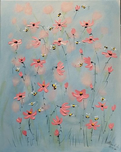 Acrylic on canvas!