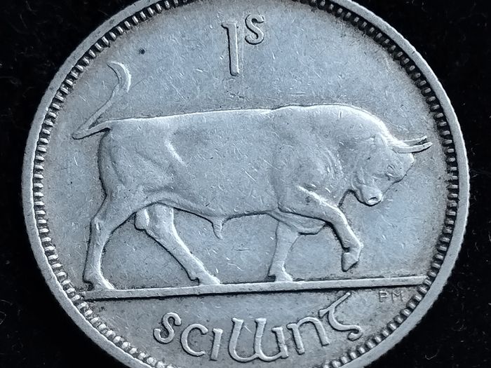 Ireland - 1935 - Shilling - Bull - Silver - KM.6 - [2756]