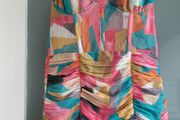 ZARA bodycon summer multi dress Sz XS (8UK)